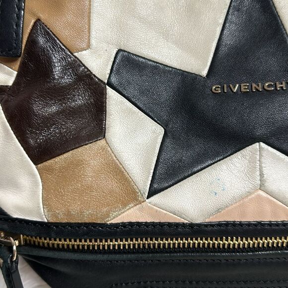 💯Authentic Givenchy PANDORA LEATHER HANDBAG Multi Color MM Size🍀 - Picture 13 of 17